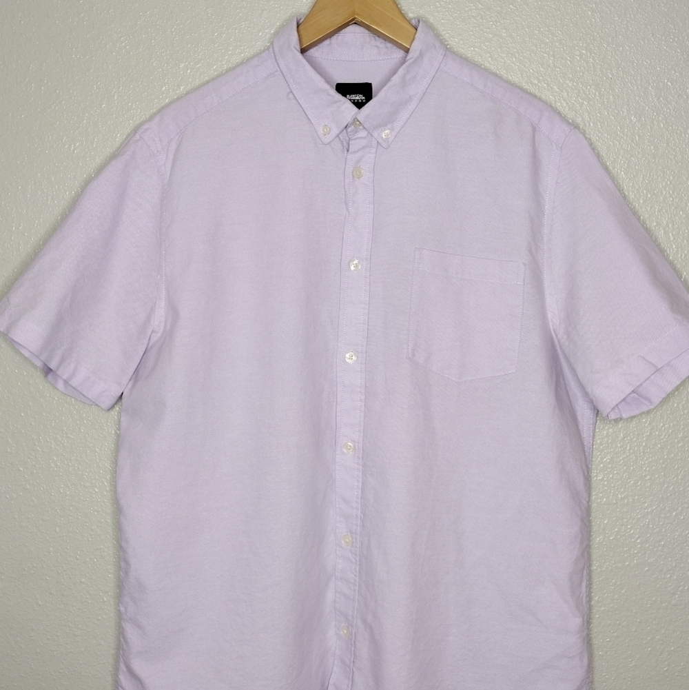 Burton Men's Wear Short Sleeve Button Down Shirt Size Large - Picture 3 of 15
